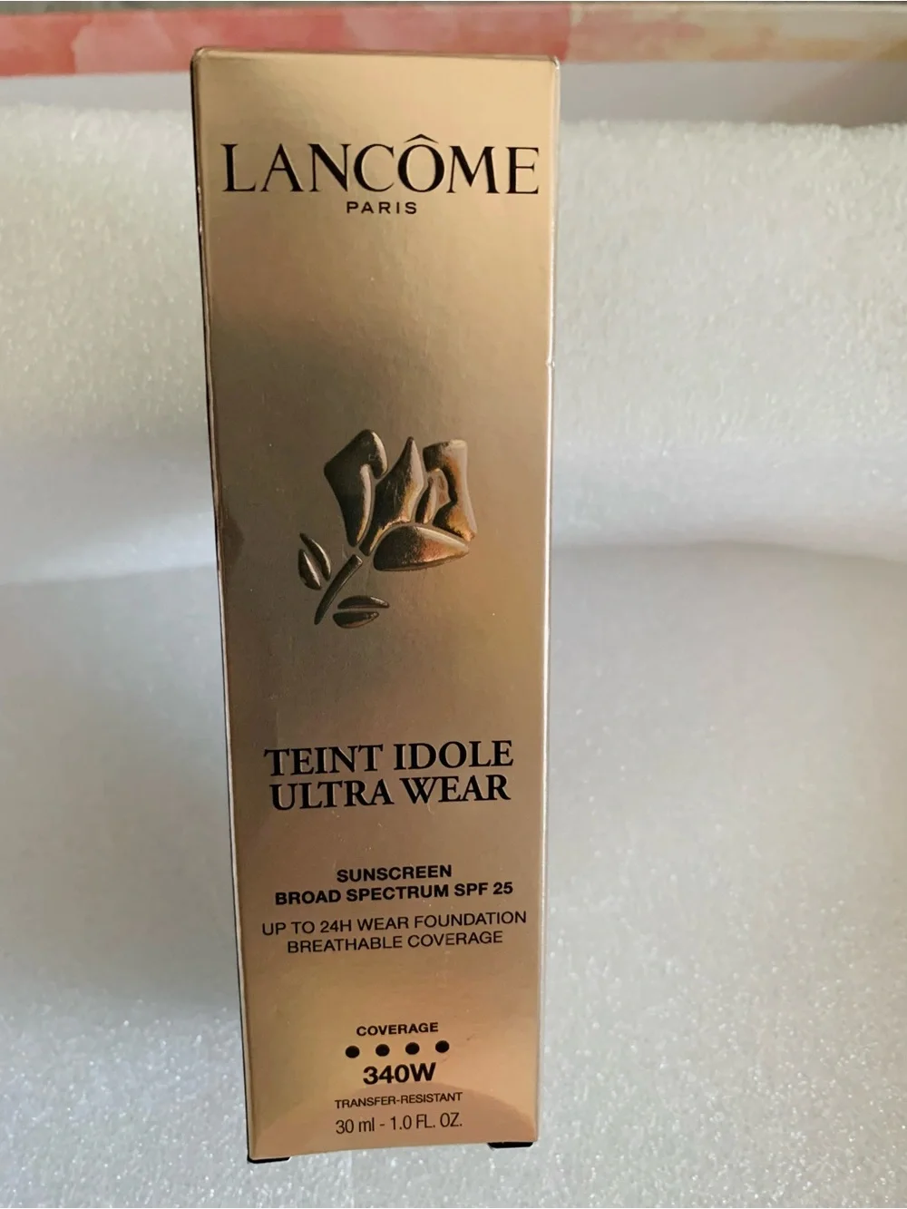 Teint Idole Ultra Wear Foundation SPF 25 Sunscreen Up to 24 Coverage (340 W